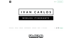 Desktop Screenshot of blog.icarlos.net