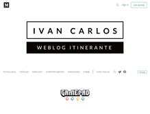 Tablet Screenshot of blog.icarlos.net